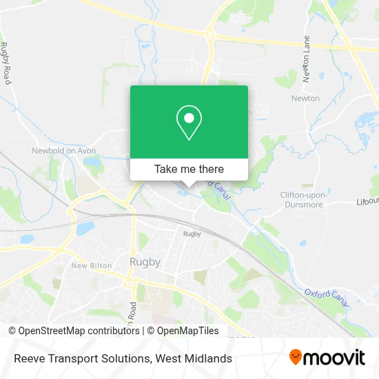 Reeve Transport Solutions map