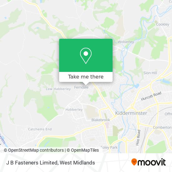 J B Fasteners Limited map