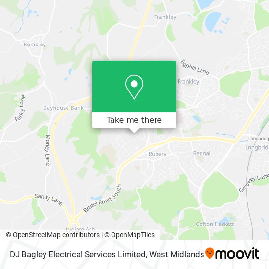 DJ Bagley Electrical Services Limited map