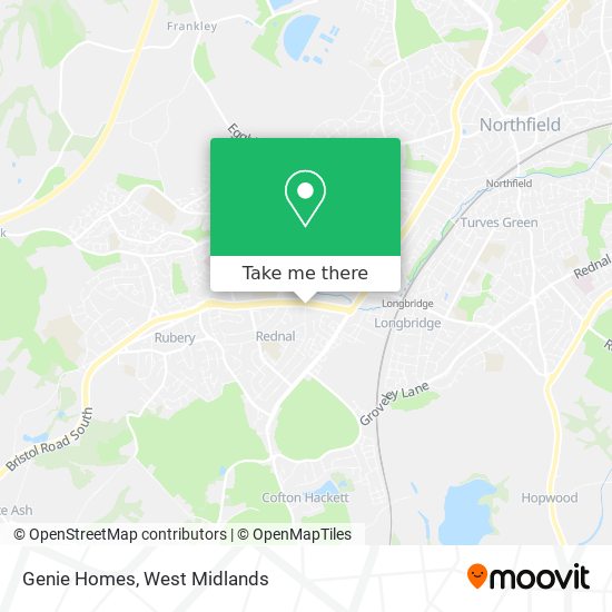 Genie Homes map