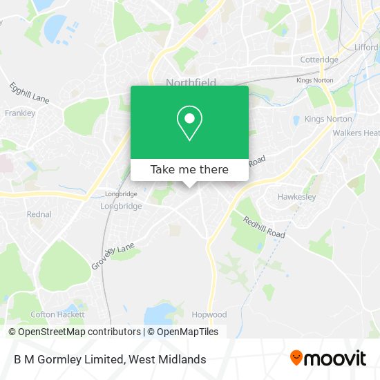 B M Gormley Limited map