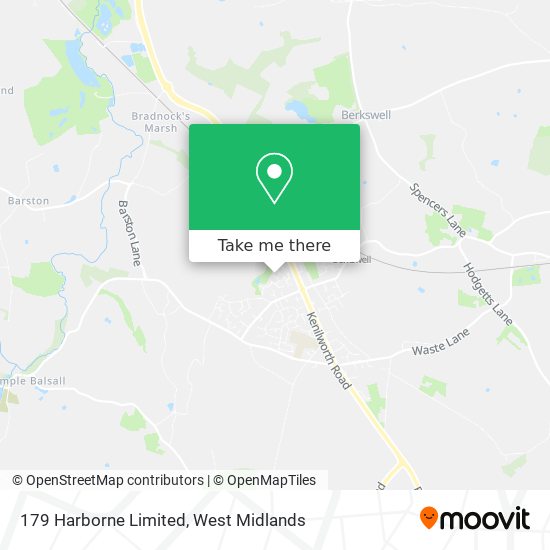 179 Harborne Limited map