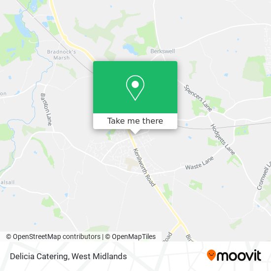 Delicia Catering map