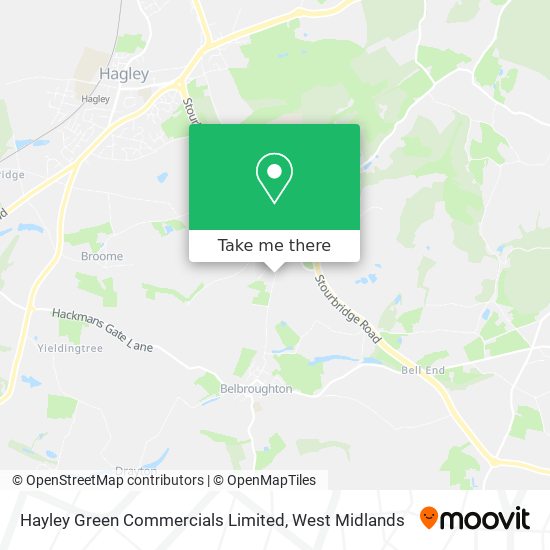 Hayley Green Commercials Limited map