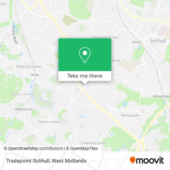 Tradepoint Solihull map