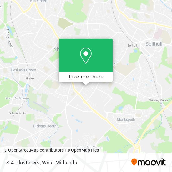 S A Plasterers map