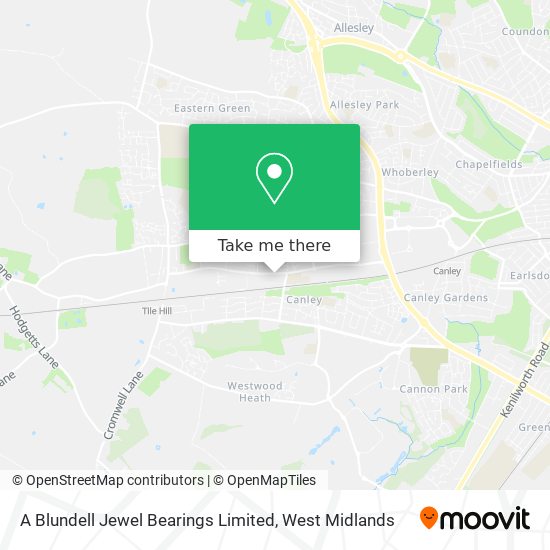 A Blundell Jewel Bearings Limited map