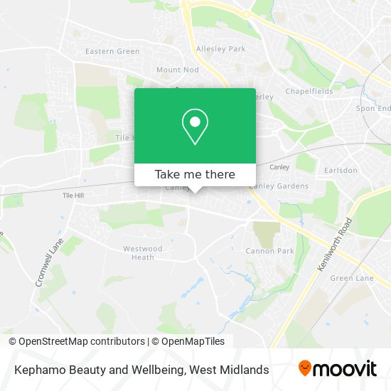 Kephamo Beauty and Wellbeing map