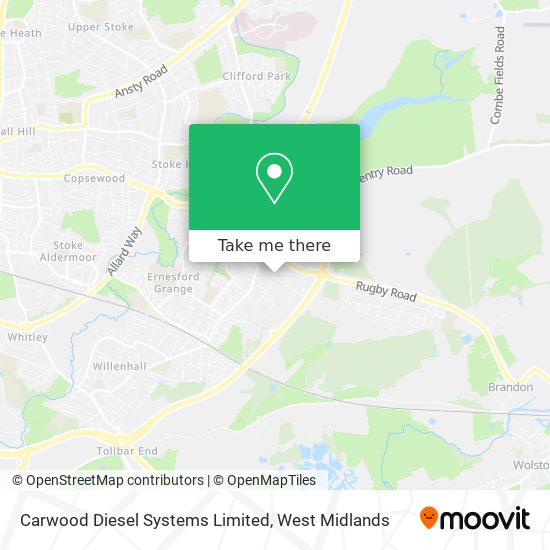 Carwood Diesel Systems Limited map
