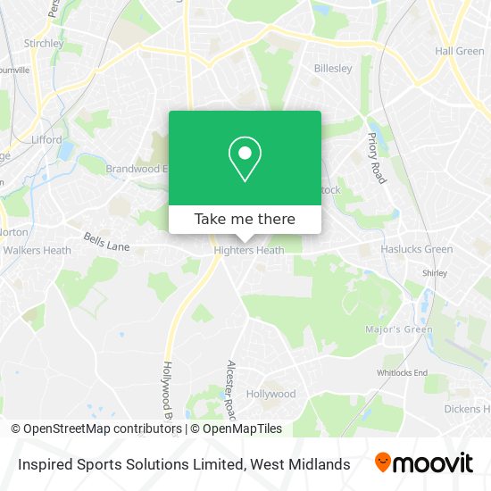 Inspired Sports Solutions Limited map