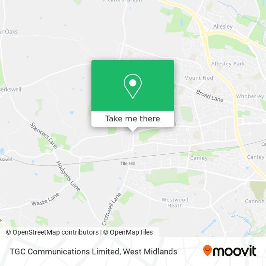TGC Communications Limited map