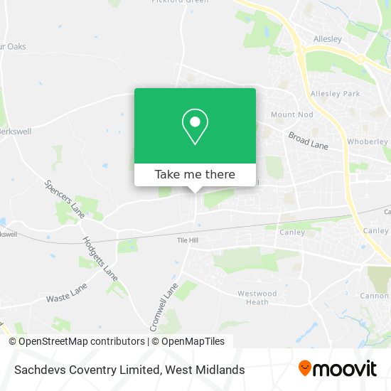 Sachdevs Coventry Limited map