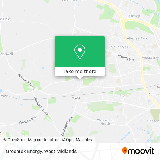 Greentek Energy map