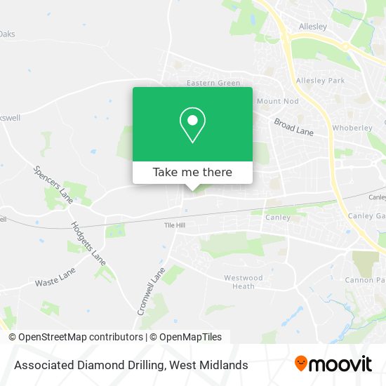 Associated Diamond Drilling map