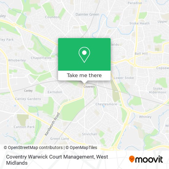 Coventry Warwick Court Management map