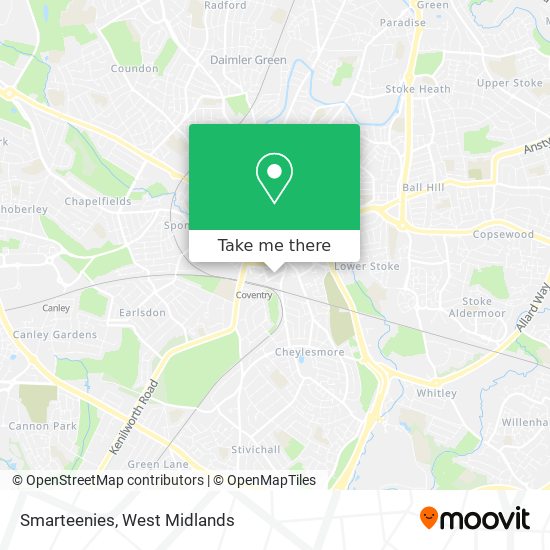 Smarteenies map