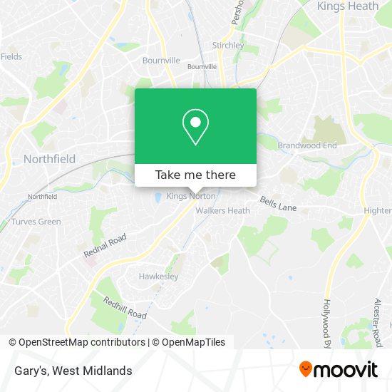Gary's map