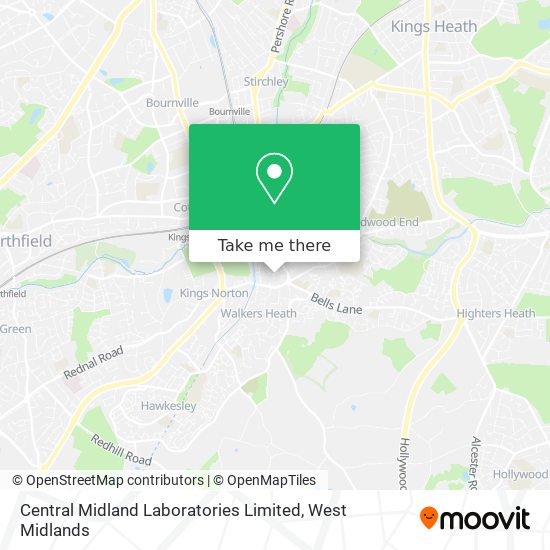 Central Midland Laboratories Limited map