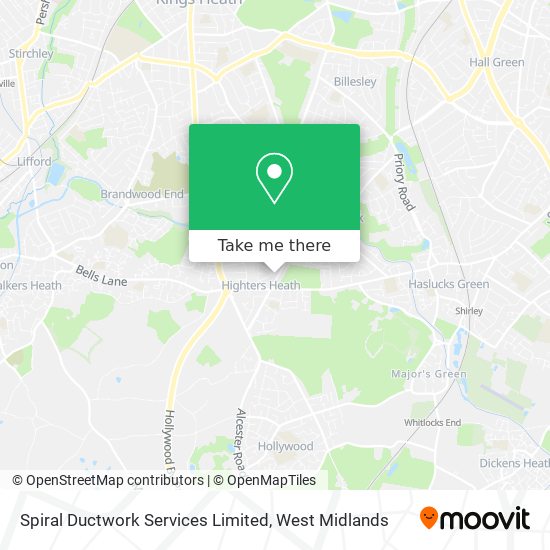 Spiral Ductwork Services Limited map