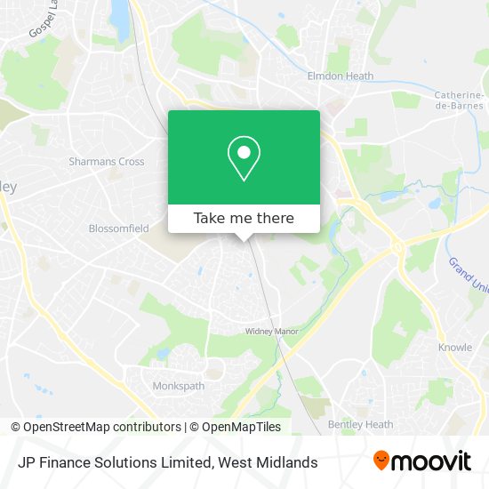 JP Finance Solutions Limited map
