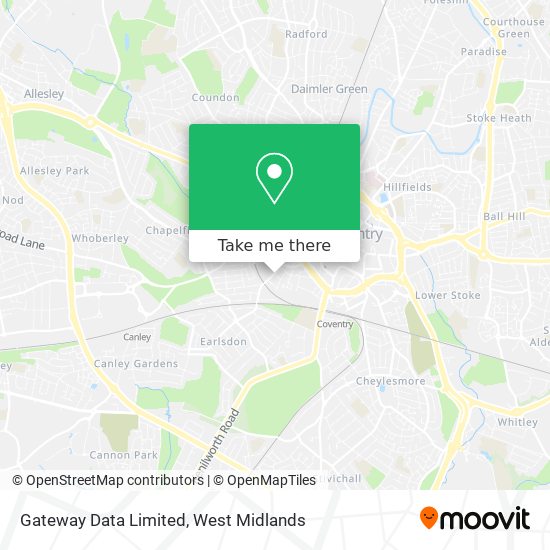 Gateway Data Limited map