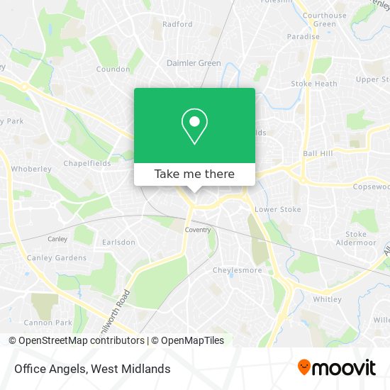 Office Angels map