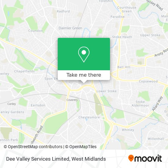Dee Valley Services Limited map