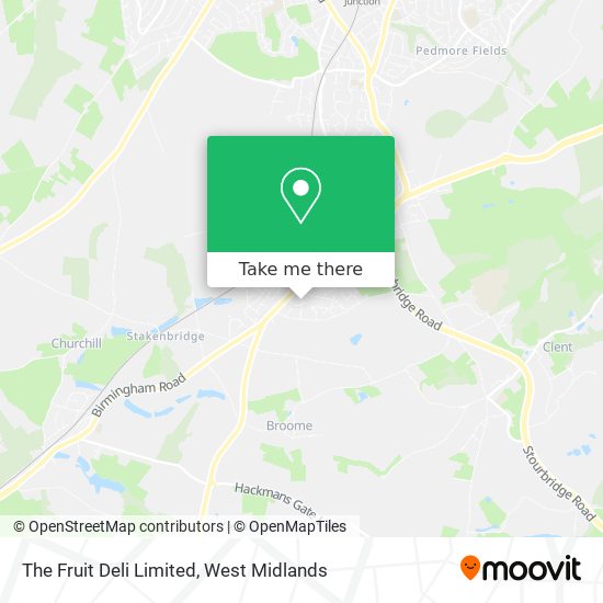The Fruit Deli Limited map