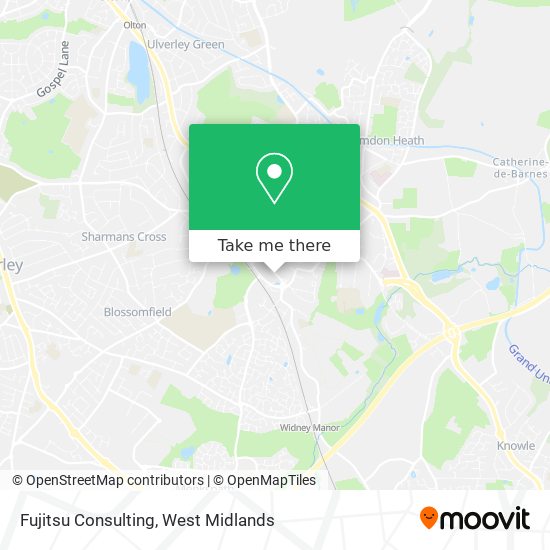 Fujitsu Consulting map