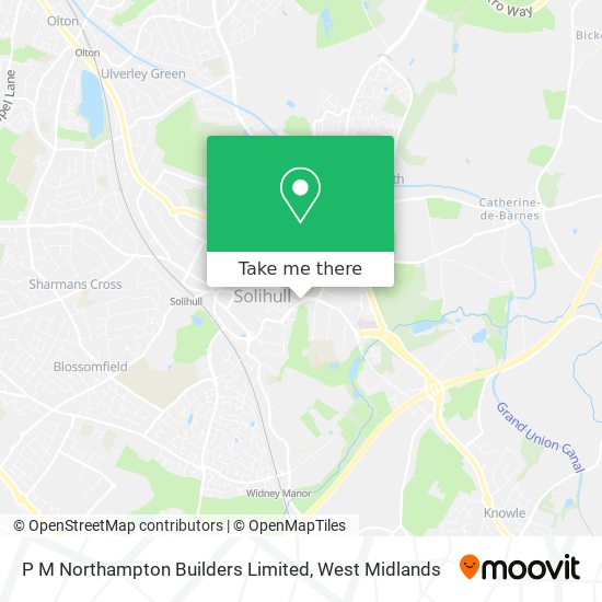 P M Northampton Builders Limited map