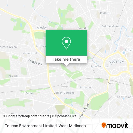 Toucan Environment Limited map