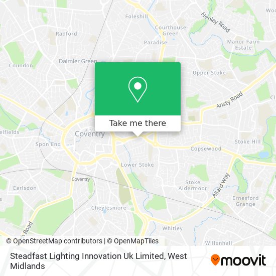 Steadfast Lighting Innovation Uk Limited map