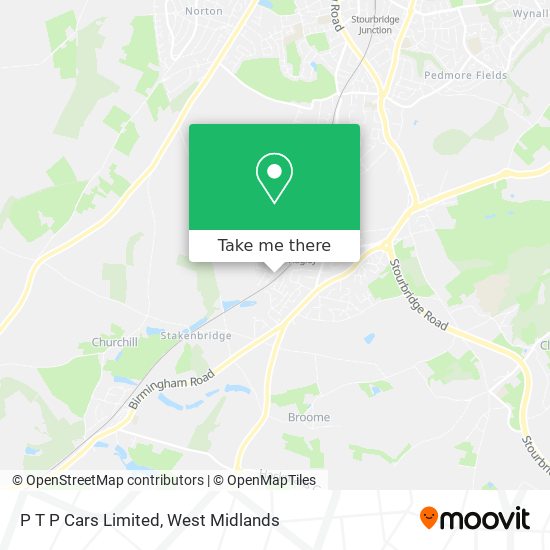 P T P Cars Limited map