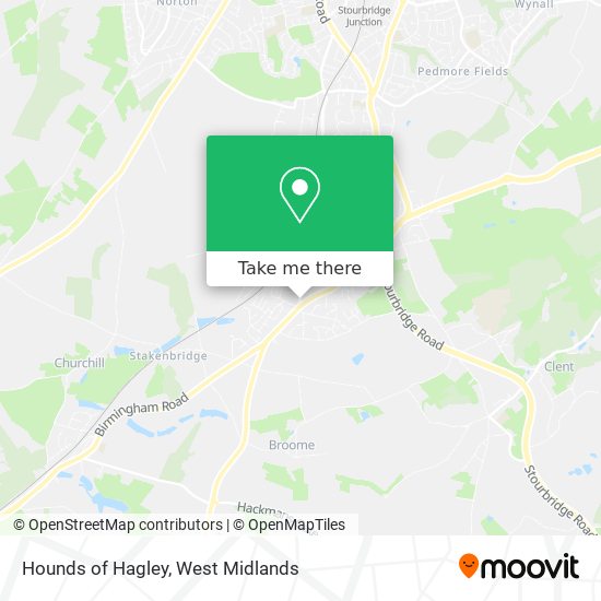 Hounds of Hagley map