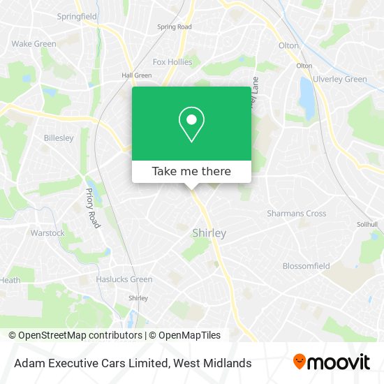 Adam Executive Cars Limited map