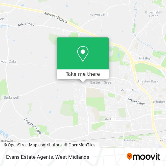 Evans Estate Agents map