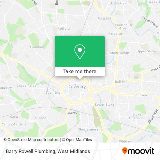 Barry Rowell Plumbing map