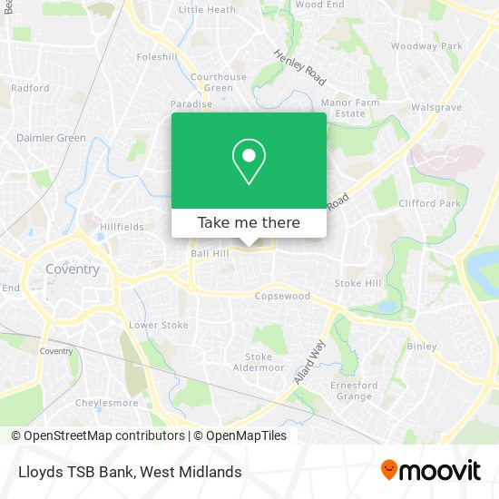 Lloyds TSB Bank map