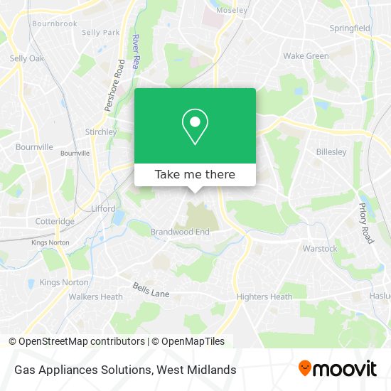 Gas Appliances Solutions map