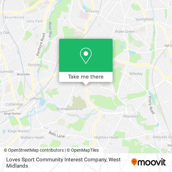 Loves Sport Community Interest Company map