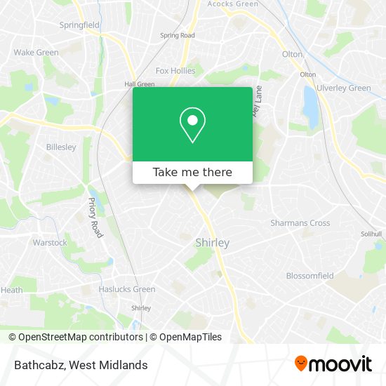 Bathcabz map