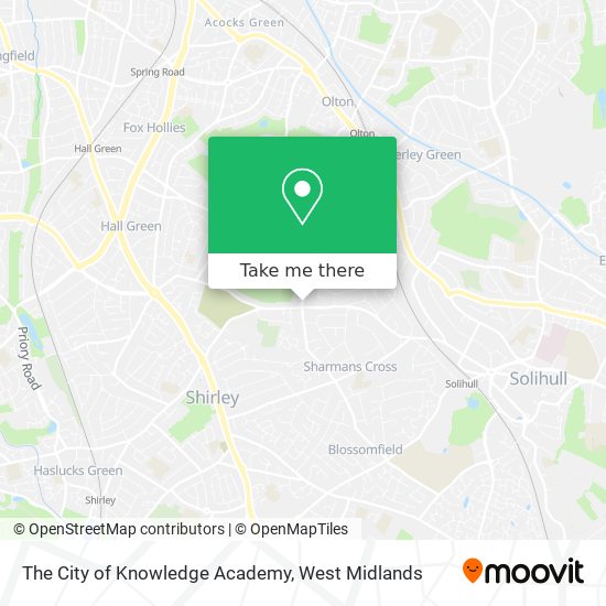 The City of Knowledge Academy map