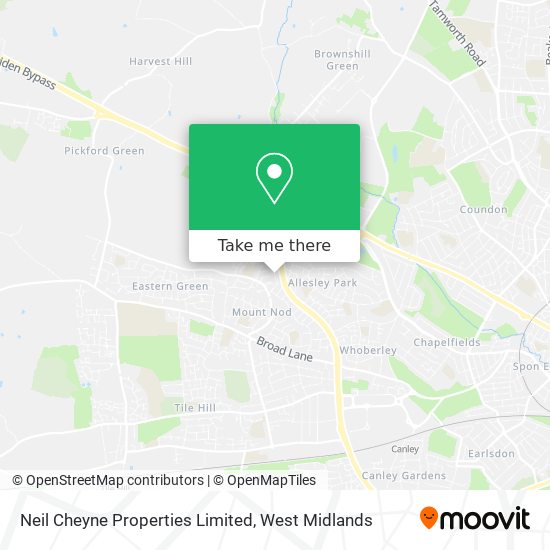 Neil Cheyne Properties Limited map