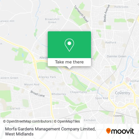 Morfa Gardens Management Company Limited map