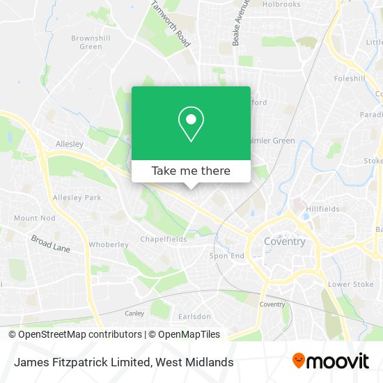 James Fitzpatrick Limited map