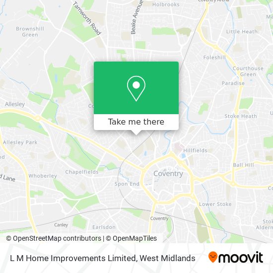 L M Home Improvements Limited map