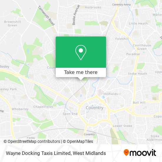 Wayne Docking Taxis Limited map
