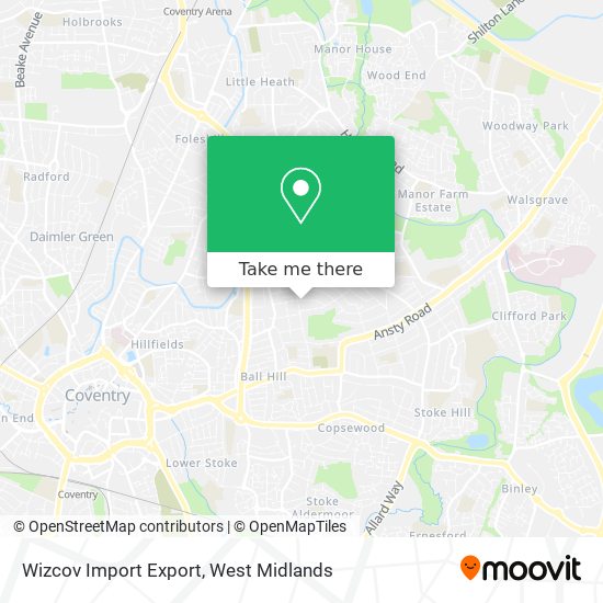 Wizcov Import Export map