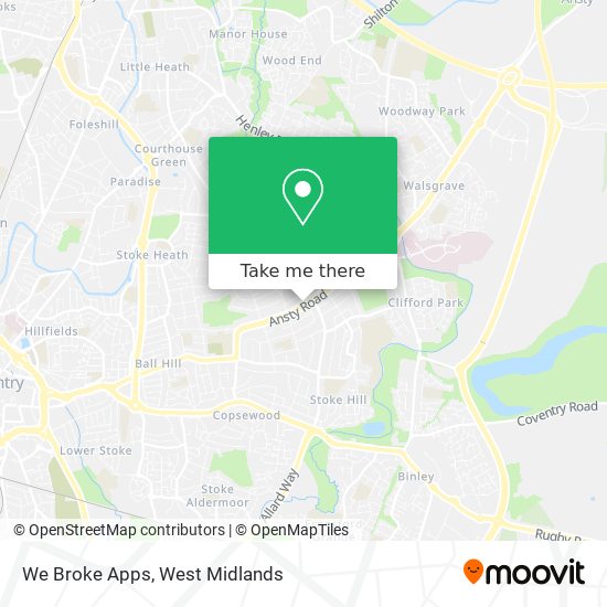 We Broke Apps map