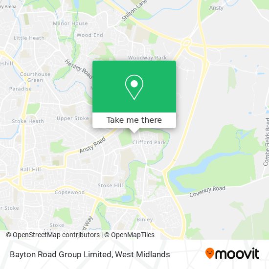 Bayton Road Group Limited map